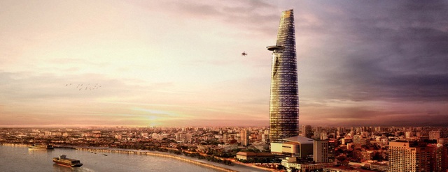 Tòa tháp Bitexco Financial Tower – biểu tượng hoàn hảo, tràn đầy cảm hứng cho sự phát triển năng động của thành phố ngay bên bờ sông Sài Gòn.