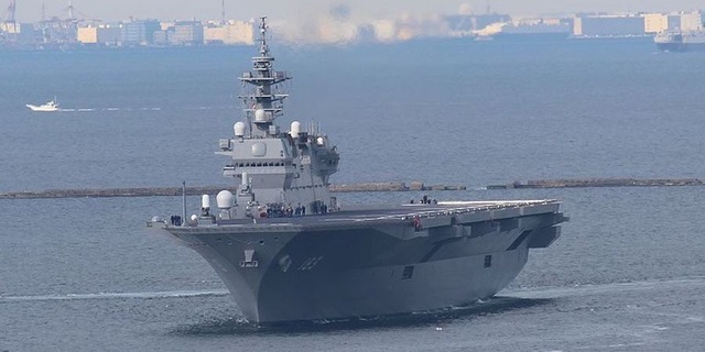 Tàu sân bay trực thăng Kaga của Nhật Bản (Ảnh: Wikimedia)