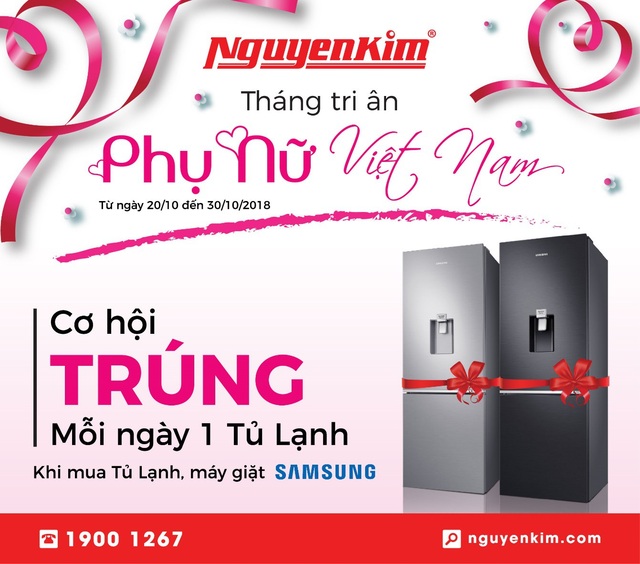 Ưu đãi mua sắm dành riêng cho "phái đẹp" tại Nguyễn Kim - 2 Ưu đãi mua sắm dành riêng cho "phái đẹp" tại Nguyễn Kim - 2