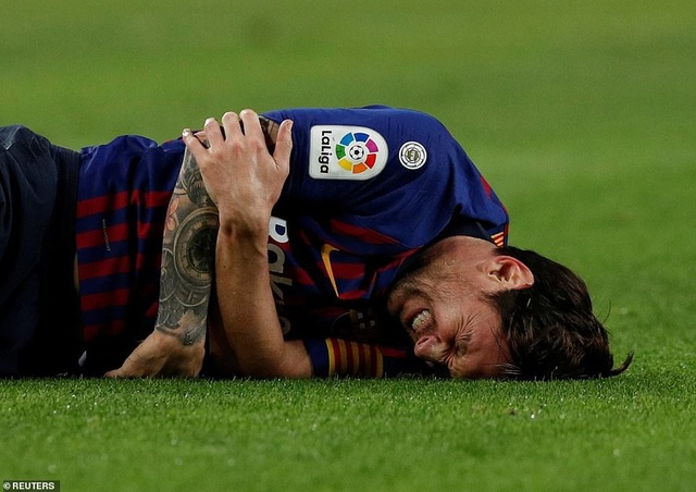 
Messi chấn thương là tổn thất quá lớn cho Barcelona
