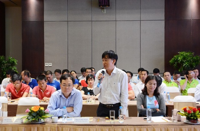 Công tác ATVSLĐ tại PV GAS đi vào thực chất và phát huy hiệu quả - 1 Các đại biểu tham gia tham luận tại hội nghị