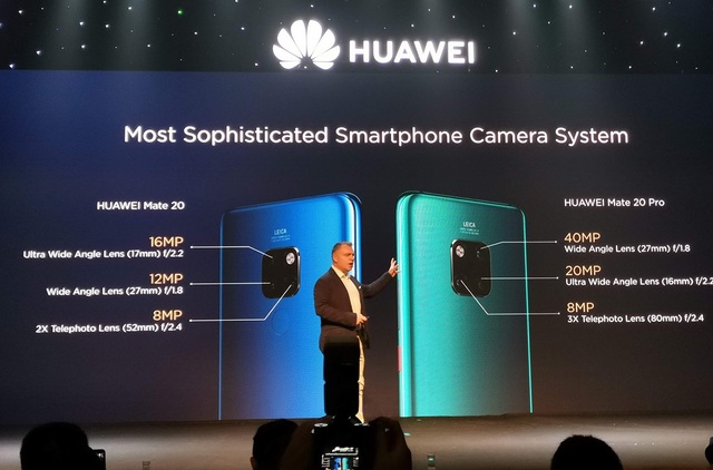 Smartphone 3 camera Huawei Mate 20 Pro chính thức ra mắt, giá 21,9 triệu đồng - 3 Smartphone 3 camera Huawei Mate 20 Pro chính thức ra mắt, giá 21,9 triệu đồng - 3