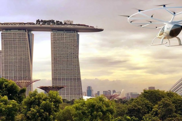 Singapore sẽ sắp thử nghiệm “taxi bay” năm 2019 - 1 Singapore đang đặt tham vọng phát triển “taxi bay” trong tương lai.