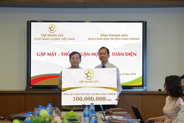 Tập đoàn GFS mở rộng đầu tư vào Thanh Hóa - 3 Ông Nguyễn Xuân Hồng - Chủ tịch UBND huyện Lang Chánh và ông Ngân Văn Chuyên - Phó TGĐ Tập đoàn GFS.