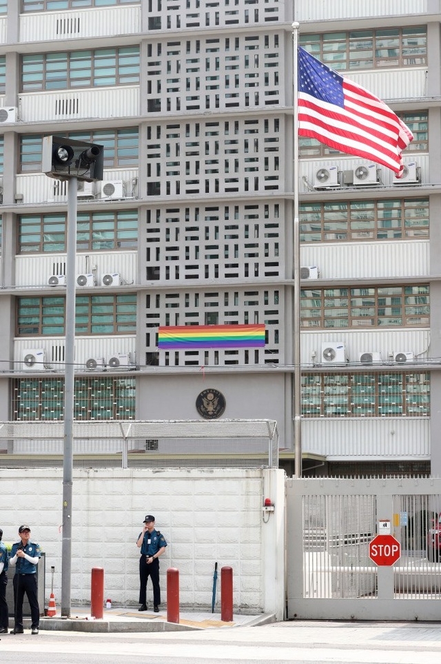 Đại sứ quán Mỹ tại Seoul (Ảnh: Yonhap)