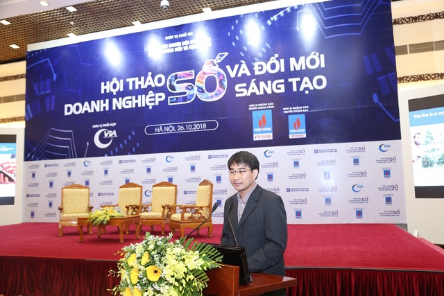 Doanh nghiệp số muốn tồn tại phải đổi mới sáng tạo - 3 Ông Phạm Hồ Huy – Giám đốc Phát triển Kinh doanh cao cấp Khối Nhà nước và doanh nghiệp quốc doanh tại Hội thảo