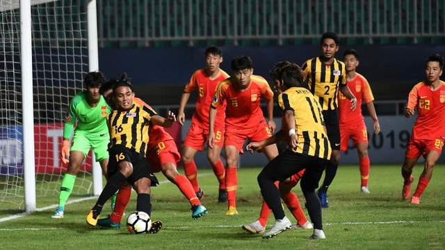 Thua U19 Trung Quốc, U19 Malaysia chấp nhận bị loại tại giải châu Á - 1 U19 Malaysia không thể vượt qua U19 Trung Quốc