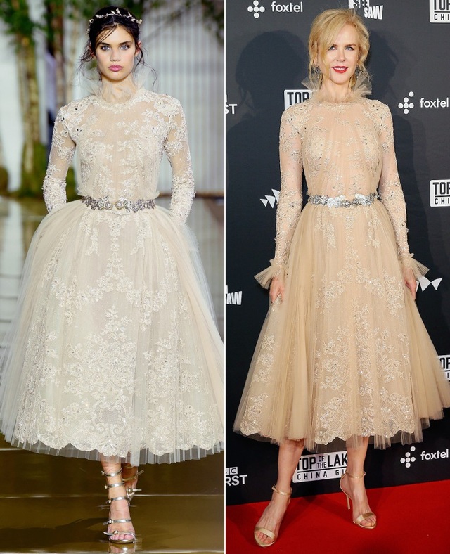 Khi sao diện hàng hiệu đẹp hơn cả người mẫu - 13
Nicole Kidman trong trang phục của Zuhair Murad