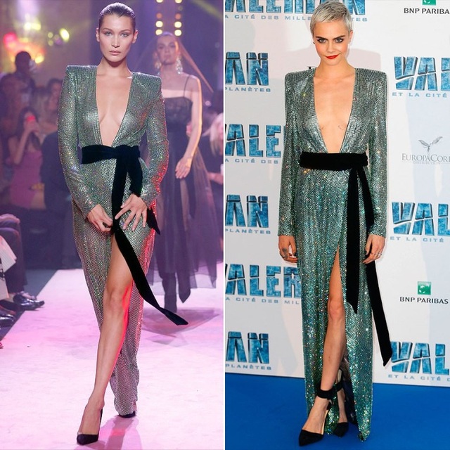 Khi sao diện hàng hiệu đẹp hơn cả người mẫu - 14
Cara Delevingne trong trang phục của Alexandre Vauthier