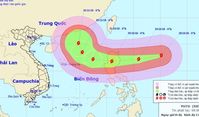 Xuất hiện siêu bão gần Biển Đông - 1