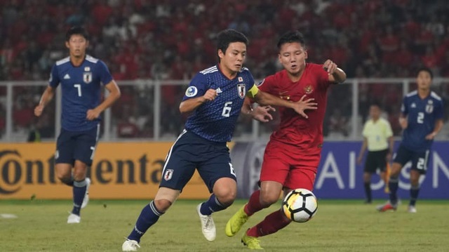 U19 Indonesia dù có lợi thế sân nhà nhưng vẫn không thắng được U19 Nhật Bản