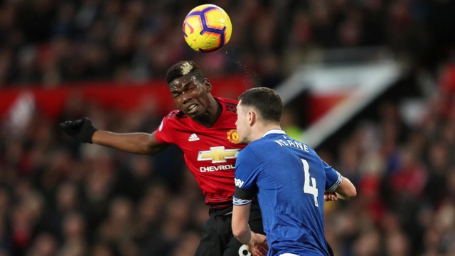 Nhìn lại chiến thắng ngọt ngào của Man Utd trước Everton - 10
Pobga dứt điểm bằng đầu nhưng không thành công