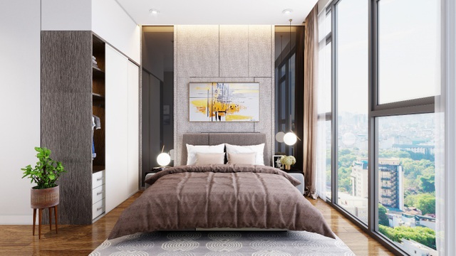 Bên trong căn hộ nội thất siêu sang của dự án đang “gây sốt” ở quận 7 - 8
Với thiết kế tiêu chuẩn, 10/11 căn hộ đều là các căn góc với 2 mặt thoáng nên cư dân có thể tận hưởng không khí trong lành ngay tại phòng khách, phòng bếp và cả phòng ngủ.