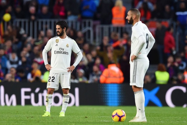 Những điểm nhấn sau thảm bại của Real Madrid trước Barcelona - 3
Hàng công của Real Madrid thi đấu nhạt nhòa