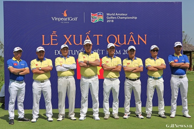 Đội tuyển Golf Việt Nam bảo vệ thành công vị trí số 1 giải WAGC thế giới - 2 Đội tuyển WAGC Việt Nam ngày ra quân dự Vòng chung kết WAGC Thế giới