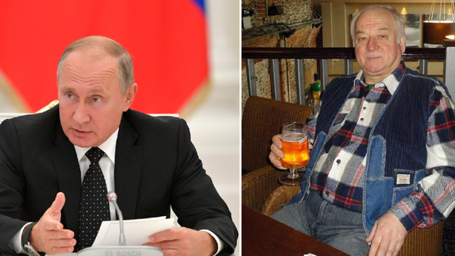 Tổng thống Putin: Sergei Skripal là điệp viên phản bội tổ quốc - 1 Tổng thống Putin (trái) và cựu điệp viên Skripal (Ảnh: RT)