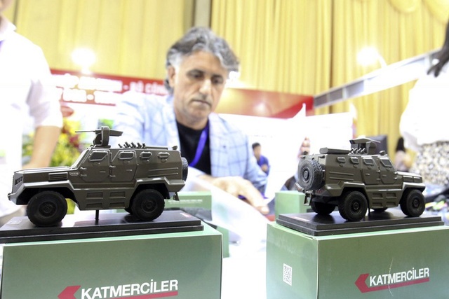 Các mô hình xe bọc thép Katmerciler Hizir do Thổ Nhĩ Kỳ sản xuất.