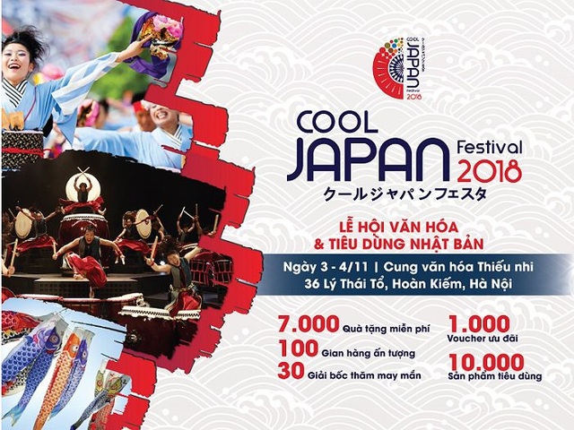 Người dân Thủ đô háo hức đón chờ lễ hội Cool Japan Festival 2018 - 1 Cool Japan Festival 2018 có nhiều chương trình đặc sắc, không thể bỏ lỡ.