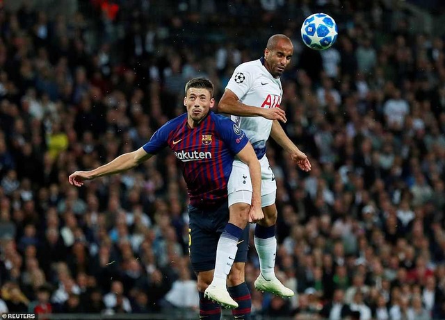 Tottenham 2-4 Barcelona: Messi rực sáng - 21
Lucas Moura không để lại dấu ấn nào ở trận đấu này