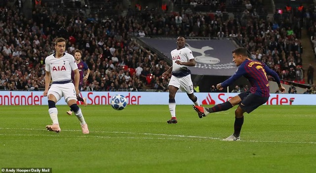 Tottenham 2-4 Barcelona: Messi rực sáng - 5 Tottenham 2-4 Barcelona: Messi rực sáng - 5