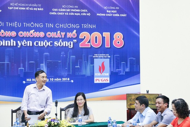 Triển khai chương trình “tháng phòng chống cháy nổ 2018” - 2 Buổi họp báo ngày 8 tháng 10 có sự đồng hành của Tổng Công ty Khí Việt Nam – CTCP
