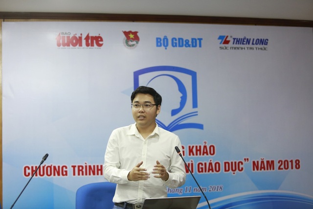 Các ý tưởng hay vì giáo dục tranh tài 100 triệu đồng - 1 Vòng thi chung khảo Tri thức trẻ vì giáo dục 2018 diễn ra vào ngày 9/11 tại Hà Nội.