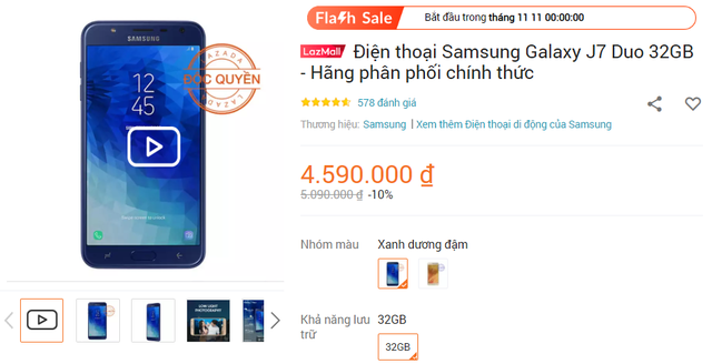 Top 11 smartphone trong Đại tiệc mua sắm 11.11 - 12 Top 11 smartphone trong Đại tiệc mua sắm 11.11 - 12