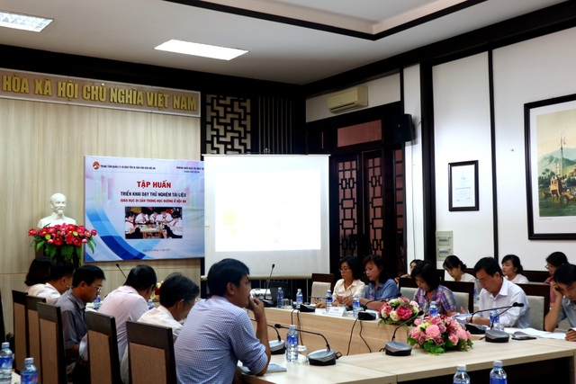 Hội An: Đưa Giáo dục di sản vào học đường - 1 Tập huấn giảng dạy bộ tài liệu Giáo dục Di sản học đường tại Hội An