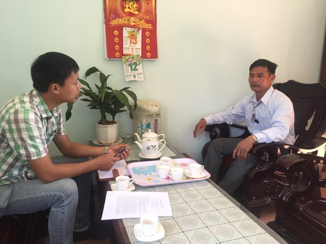 Chủ tịch xã bị hành hung khi đi xử lý khai thác đất trái phép - 1 Chủ tịch xã Ia Hrung kể lại sự việc bị hành hung