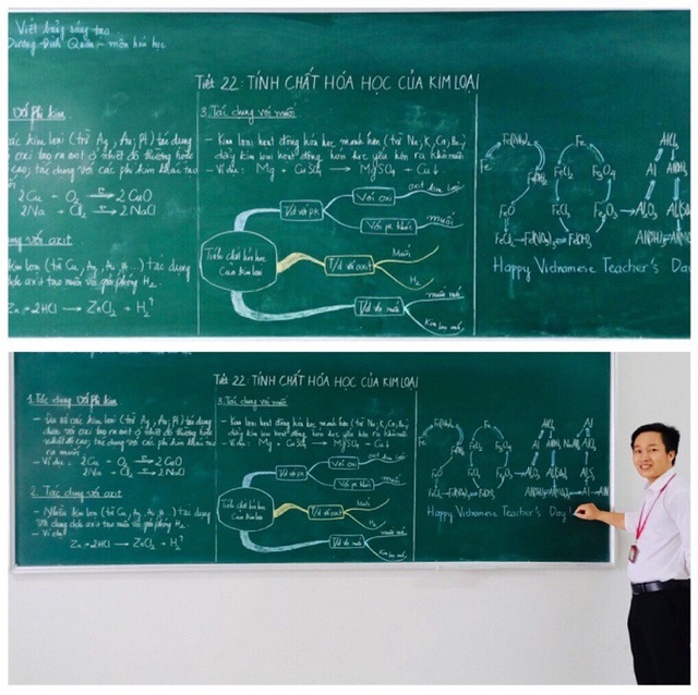 Mê mẩn những nét chữ "rồng bay - phượng múa" của các giáo viên trên bảng xanh - 5 Mê mẩn những nét chữ "rồng bay - phượng múa" của các giáo viên trên bảng xanh - 5