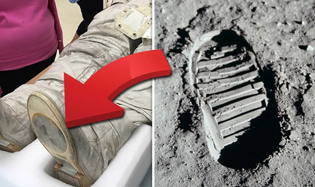 NASA có giả mạo dấu giày của Neil Armstrong trên Mặt Trăng? - 1 Bức ảnh và đôi giày khiến những nhà nghiên cứu theo thuyết âm mưu cho rằng NASA đã “chơi xấu”.