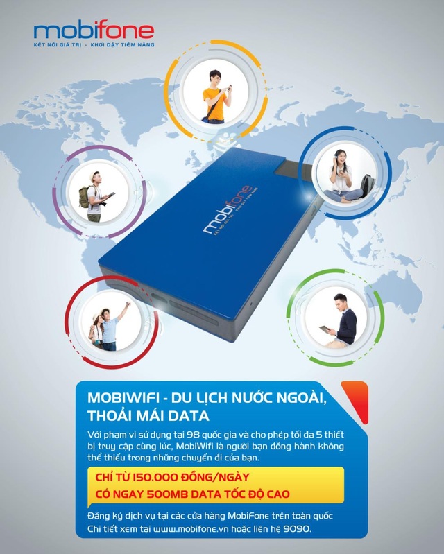 ‘Bảo bối’ để vi vu kết nối internet ở nước ngoài khi đi du lịch đông người - 2 Thông tin chi tiết vui lòng liên hệ 9090 hoặc hệ thống cửa hàng MobiFone trên toàn quốc.