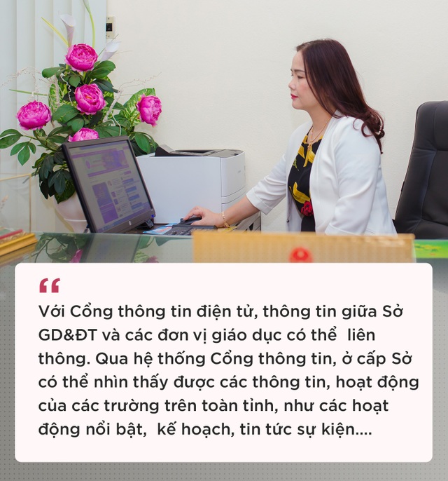 Giáo dục Quảng Trị với cuộc Cách mạng 4.0 đã diễn ra như thế nào? - 2 Điểm khác biệt lớn nhất giữa website tĩnh và cổng thông tin điện tử là khả năng kết nối. Khi dùng website tĩnh, thông tin giữa các trường và Sở không thể liên thông với nhau. Với Cổng thông tin điện tử, thông tin giữa Sở GD&ĐT và các đơn vị giáo dục có thể liên thông. Qua hệ thống Cổng thông tin, ở cấp Sở có thể nhìn thấy được các thông tin, hoạt động của các trường trên toàn tỉnh, như các hoạt động nổi bật, kế hoạch, tin tức sự kiện…. Đây là điều trước đây với website tỉnh chưa thể làm được.