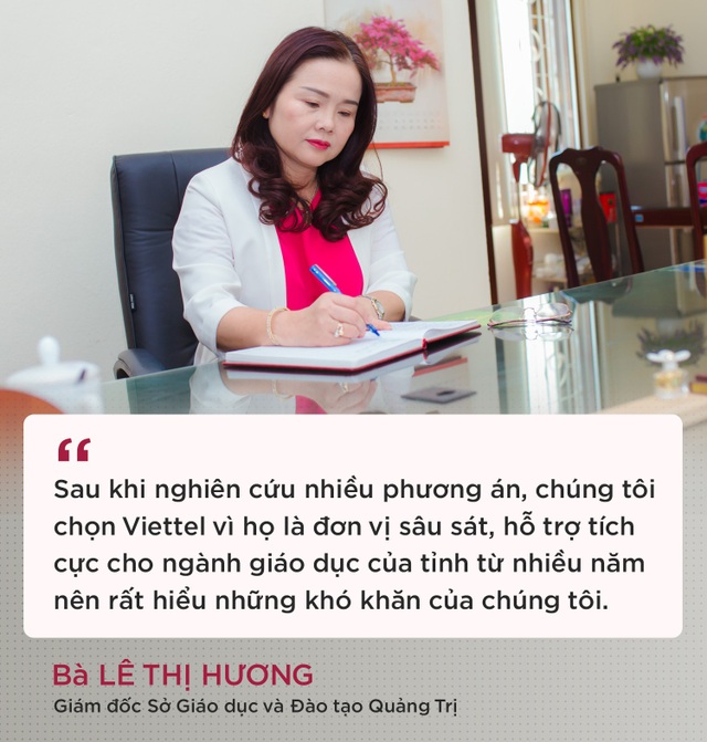 Giáo dục Quảng Trị với cuộc Cách mạng 4.0 đã diễn ra như thế nào? - 3 Giải pháp được ngành Giáo dục Quảng Trị chọn là triển khai quyết liệt một hệ thống đồng bộ về cơ sở dữ liệu dùng chung cũng như hệ thống cổng thông tin điện tử của ngành. Chiến lược đúng, cộng với việc chọn một nhà cung cấp có năng lực, triển khai nhanh, có chất lượng sẽ làm cho việc đẩy mạnh ứng dụng CNTT vào giáo dục ở Quảng Trị có bước ngoặt trong công tác quản lý và điều hành.