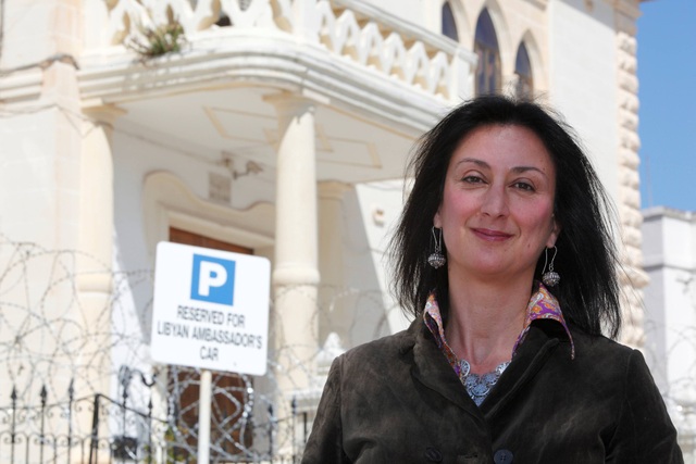 Xác định nghi phạm chủ mưu vụ sát hại nhà báo phanh phui Hồ sơ Panama - 1
Nhà báo Daphne Caruana Galizia (Ảnh: Reuters)
