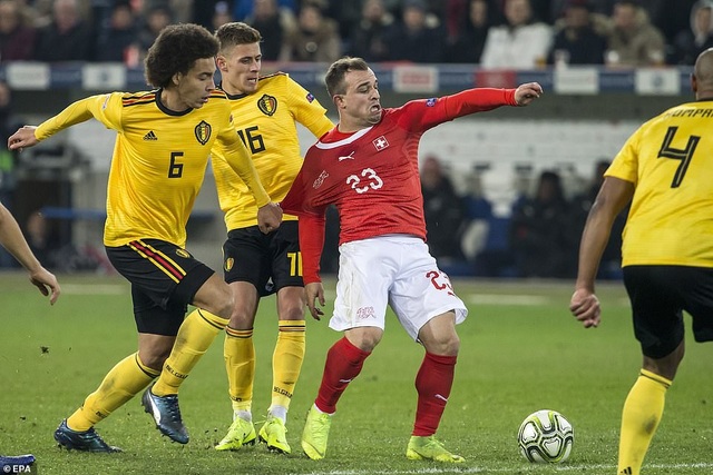 Hạ Bỉ 5-2, Thụy Sỹ giành vé vào bán kết UEFA Nations League - 9
Shaqiri chơi rất hay bên phía Thụy Sỹ