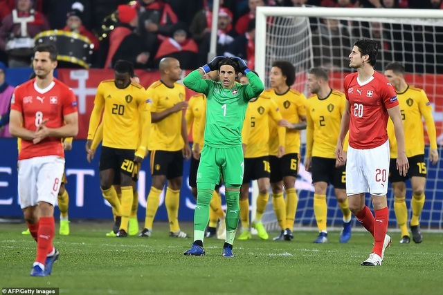 Hạ Bỉ 5-2, Thụy Sỹ giành vé vào bán kết UEFA Nations League - 6
Bỉ đã không thể tận dụng dẫn trước 2 bàn thắng sớm