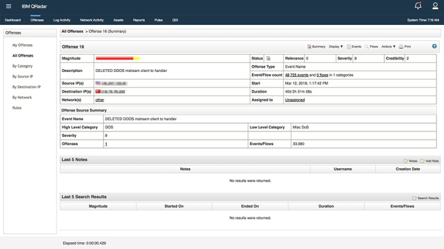 Chuyên gia FPT cảnh báo nguy cơ an ninh dữ liệu cho doanh nghiệp - 3 Qradar SIEM là giải pháp bảo mật có khả năng mở rộng, hợp nhất từ nhiều nguồn dữ liệu, sự kiện từ hàng nghìn thiết bị của các hãng khác nhau nhờ hệ thống trung tâm cơ sở dữ liệu khổng lồ của IBM.