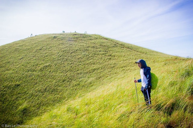 Những đồi cỏ xanh bạt ngàn trên cung đường trekking đẹp nhất Việt Nam - 2 Ở Tà Năng – Phan Dũng có hai mùa là mùa khô và mùa mưa, mỗi mùa đều mang vẻ đẹp riêng.