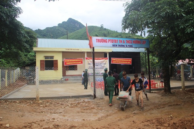 Những người thầy “gieo chữ” trên dãy Trường Sơn - 4 Điểm trường Tà Păng được nâng cấp, tu sửa, đưa vào sử dụng trước năm học.