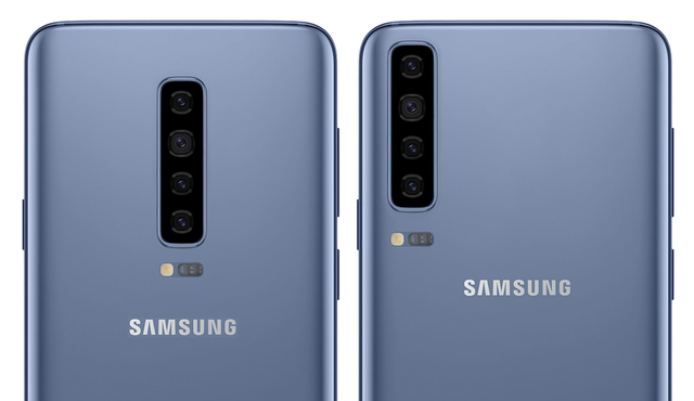 Galaxy S10 phiên bản cao cấp nhất sẽ hỗ trợ mạng 5G, trang bị 6 camera - 1 Galaxy S10 sẽ được trang bị 4 camera ở mặt sau và vẫn được bố trí theo chiều dọc (Ảnh minh họa)
