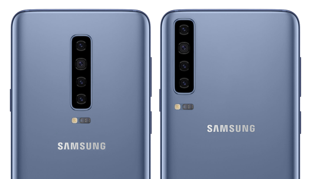 Galaxy S10 sẽ được trang bị 4 camera ở mặt sau và vẫn được bố trí theo chiều dọc (Ảnh minh họa)