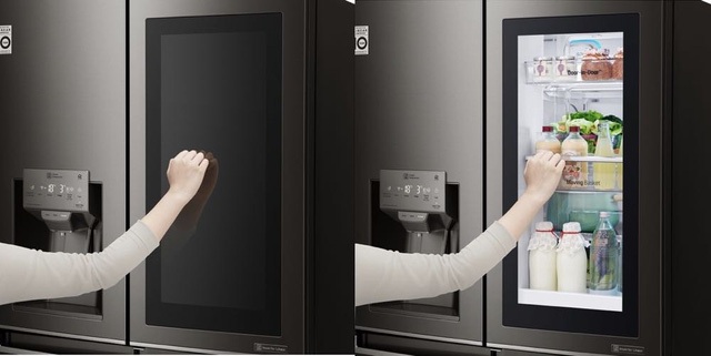 Nhà thông minh - “vũ khí tuyệt mật” giúp sao Việt nâng cao chất lượng cuộc sống - 2 Tủ lạnh LG Instaview Door-in-Door giúp lưu trữ rau củ tươi ngon đến hàng tuần.