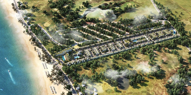 Thị trường du lịch Phan Thiết – Mũi Né thiếu trầm trọng khách sạn 3-5 sao - 2 Hàng loạt dự án đổ bộ vào Phan Thiết cuối năm (Hình ảnh dự án GoldSand Hill Villa của Công Ty Lộc Tú)