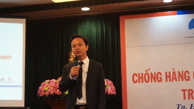 Ông Trần Giang Khuê cho rằng, doanh nghiệp phải tự chủ động bảo vệ thương hiệu cho mình