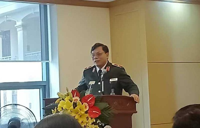 Thiếu tướng Nguyễn Hải Trung, Giám đốc Công an Thanh Hóa thông tin về vụ án.