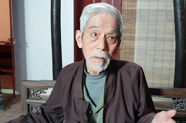 Nghệ sĩ Mai Ngọc Căn bị ung thư di căn vẫn trốn viện tham gia hài tết - 1 Nghệ sĩ Ngọc Căn tại phim trường Cưới ngay kẻo ế quay tại bối cảnh Thiên Trường vọng phủ của nghệ sĩ Vượng râu.
