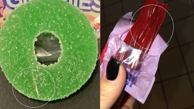 Mỹ cảnh báo phát hiện kim khâu trong kẹo - 1
Mỹ phát hiện kim khâu bên trong các viên kẹo Halloween