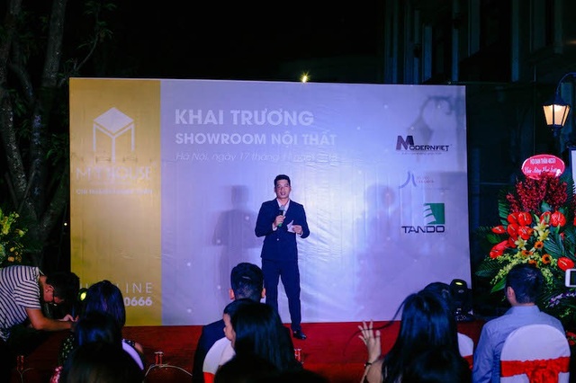 Nội thất My house khai trương showroom đầu tiên tại Hà Nội - 2 Giám đốc chi nhánh Thanh Xuân - Nguyễn Hữu Khang phát biểu khai trương showroom