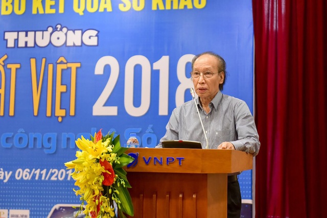 Giải thưởng Nhân tài Đất Việt 2018: Công bố 20 sản phẩm CNTT lọt Chung khảo - 3
Nhà báo Phạm Huy Hoàn, Tổng Biên tập báo Dân trí, Trưởng ban tổ chức giải thưởng
